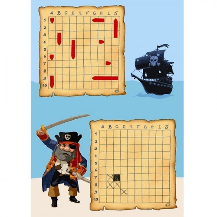 Поле для морского боя на английском