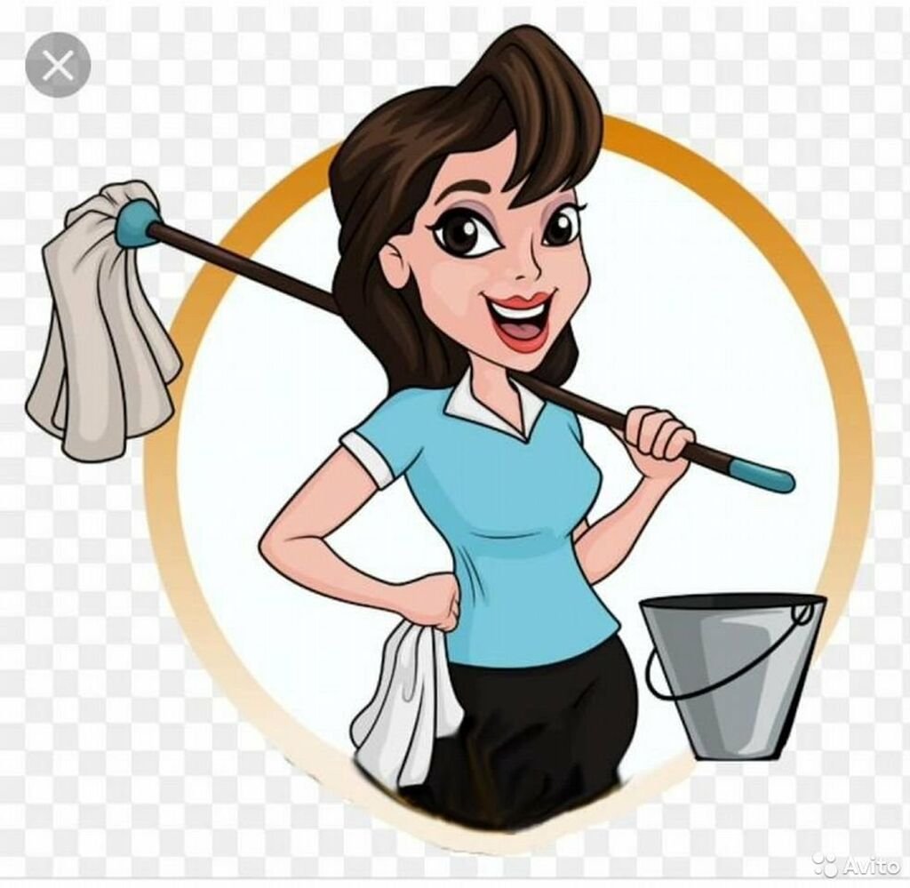 Уборщик в магазине