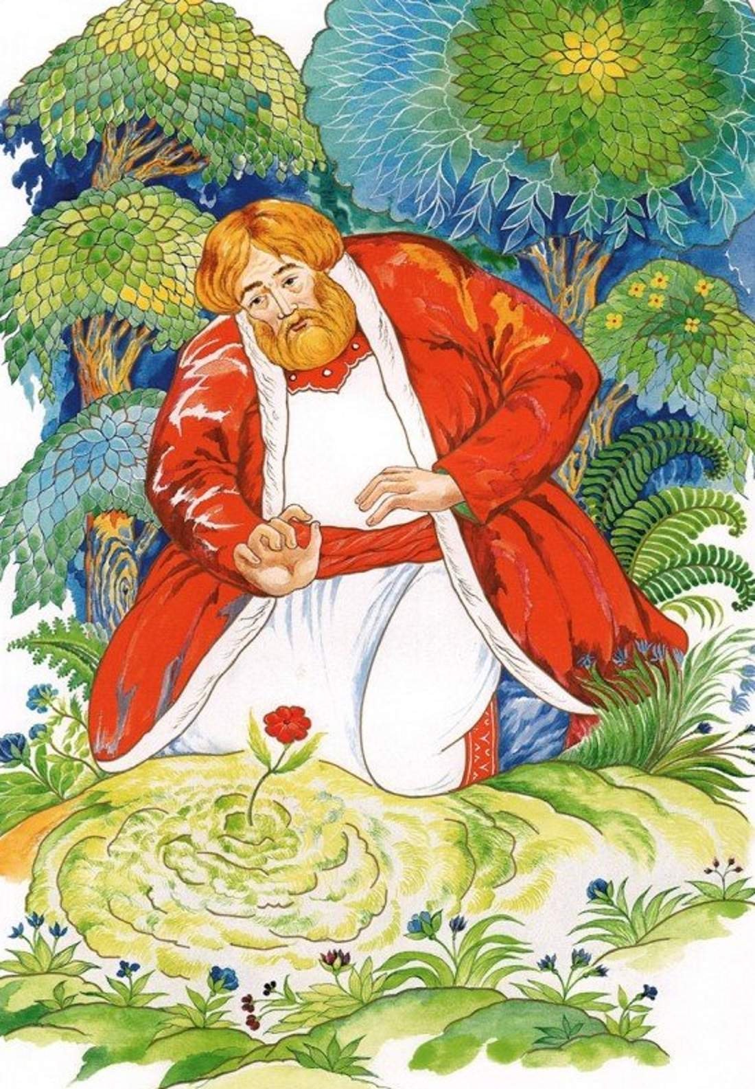 Сказка с т Аксакова Аленький цветочек