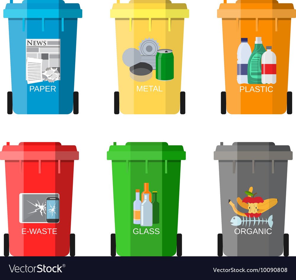 Сортировка мусора бумага