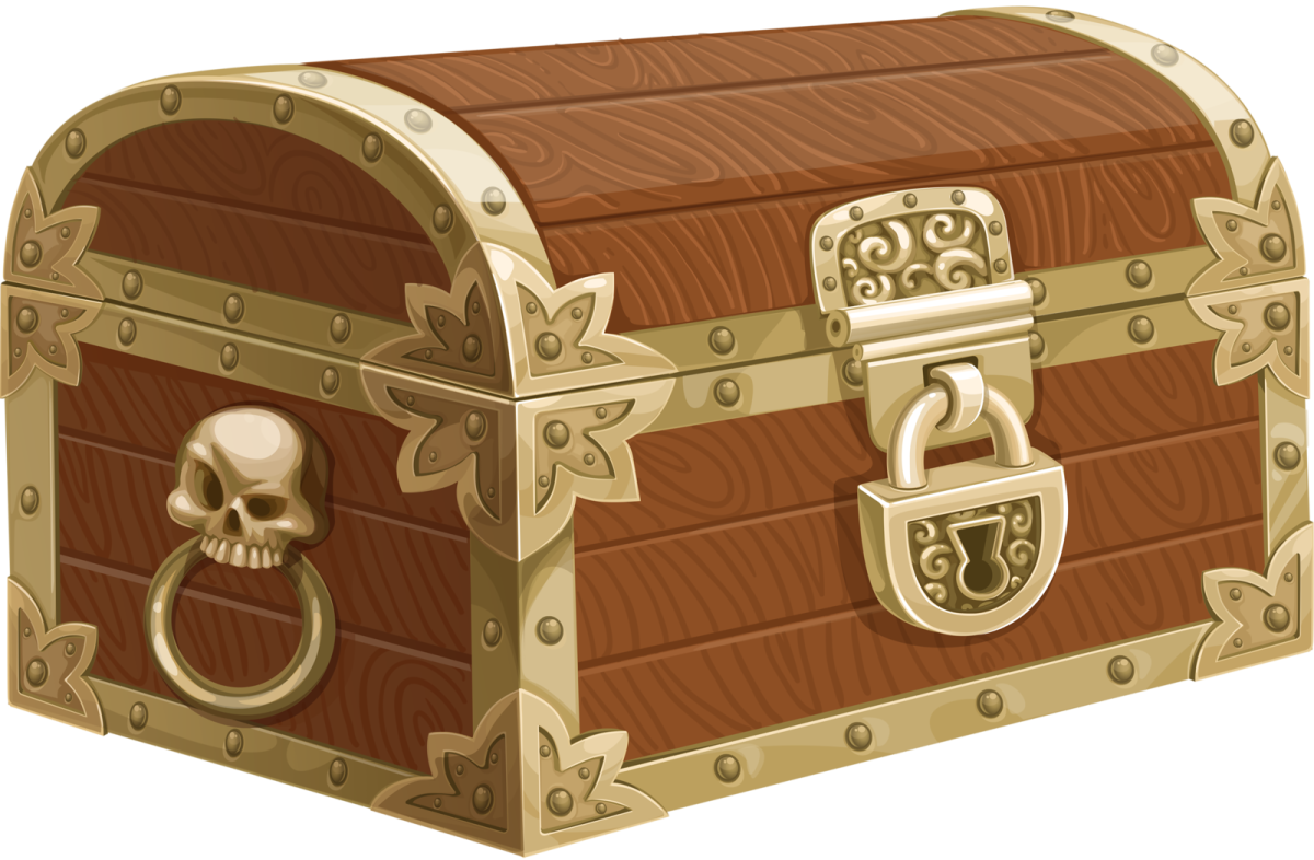 Открытый сундук