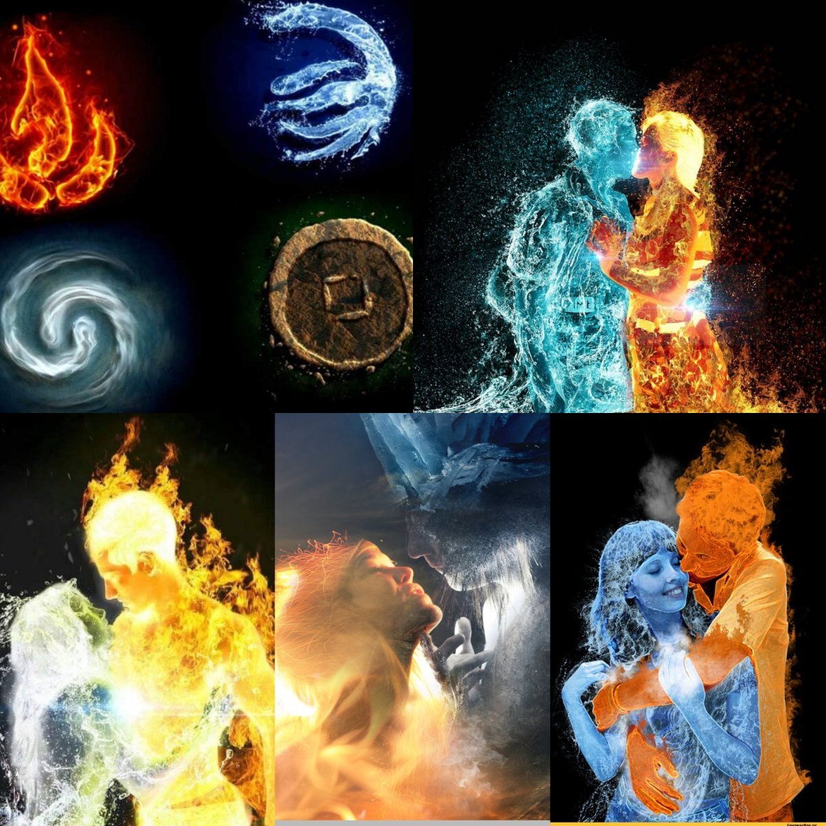 Огонь и вода аниме