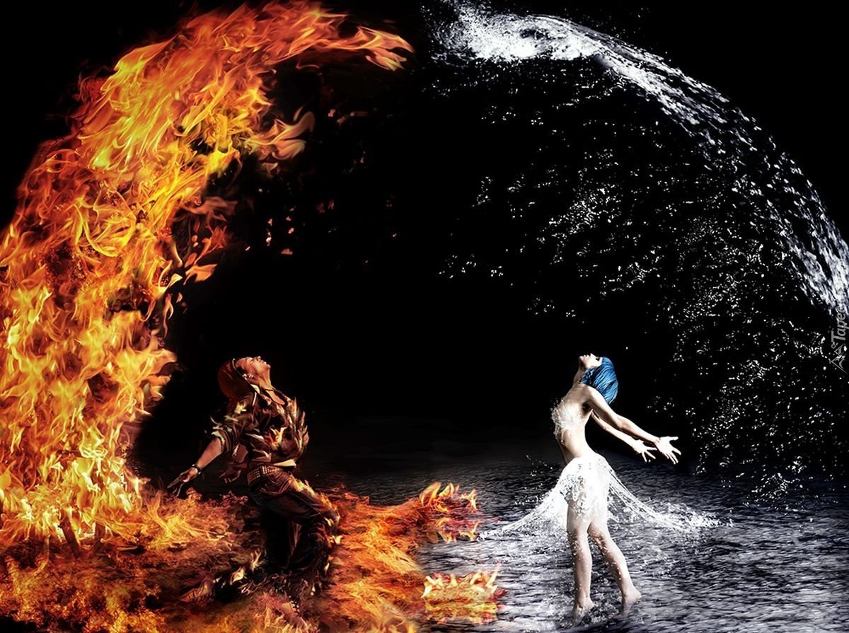 Картинки огонь вода