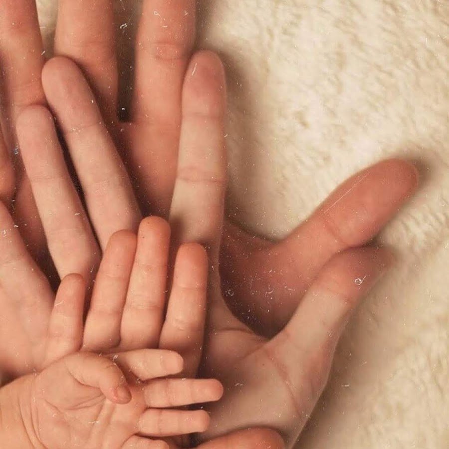 Руки в руках семья