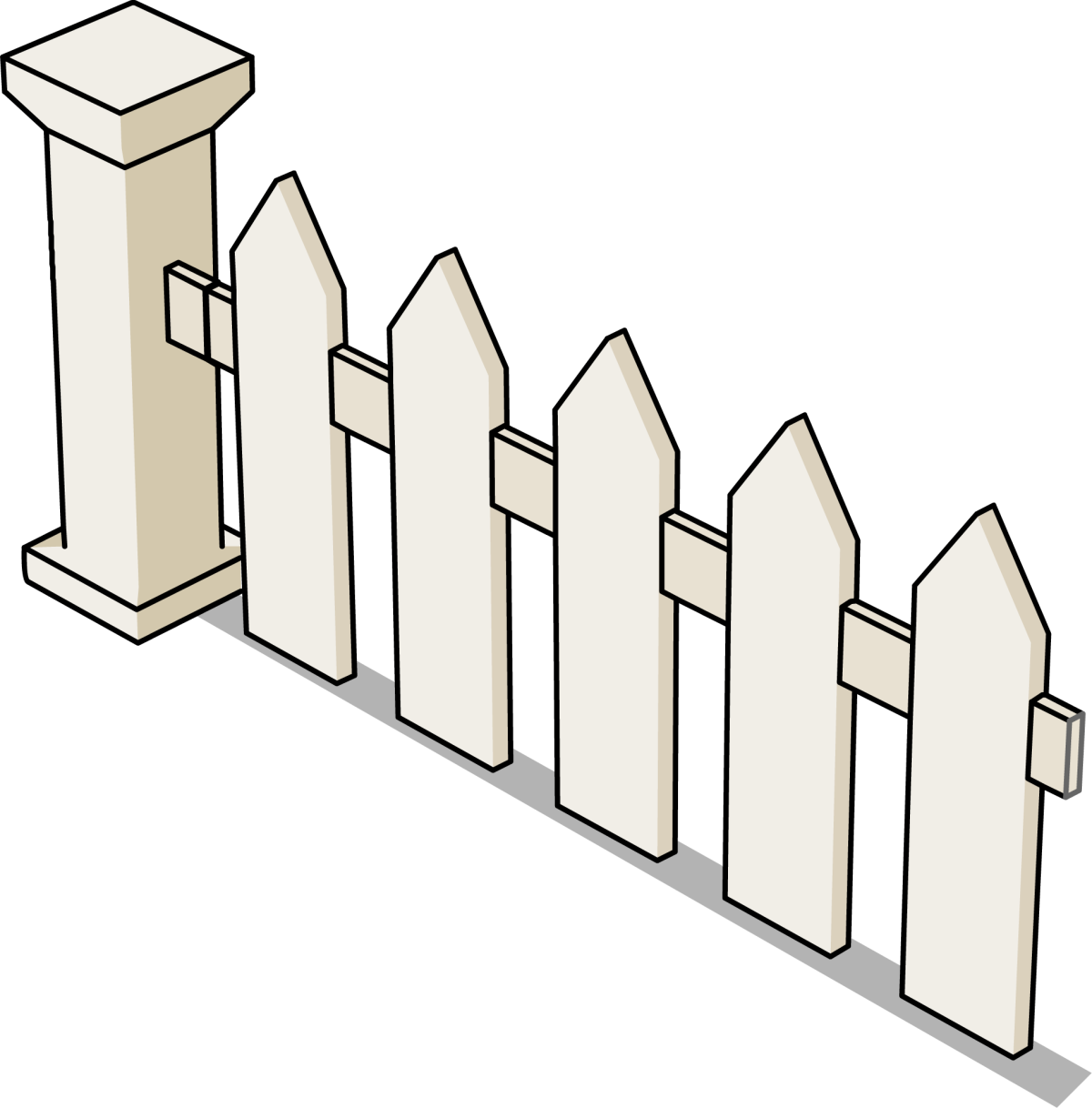 Забор из сказки