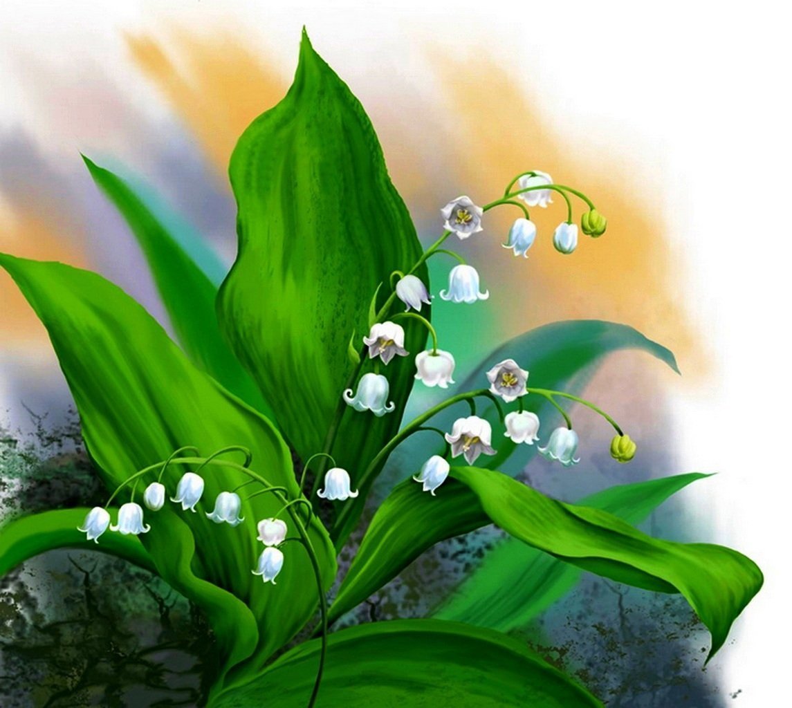 Открытки с ландышами