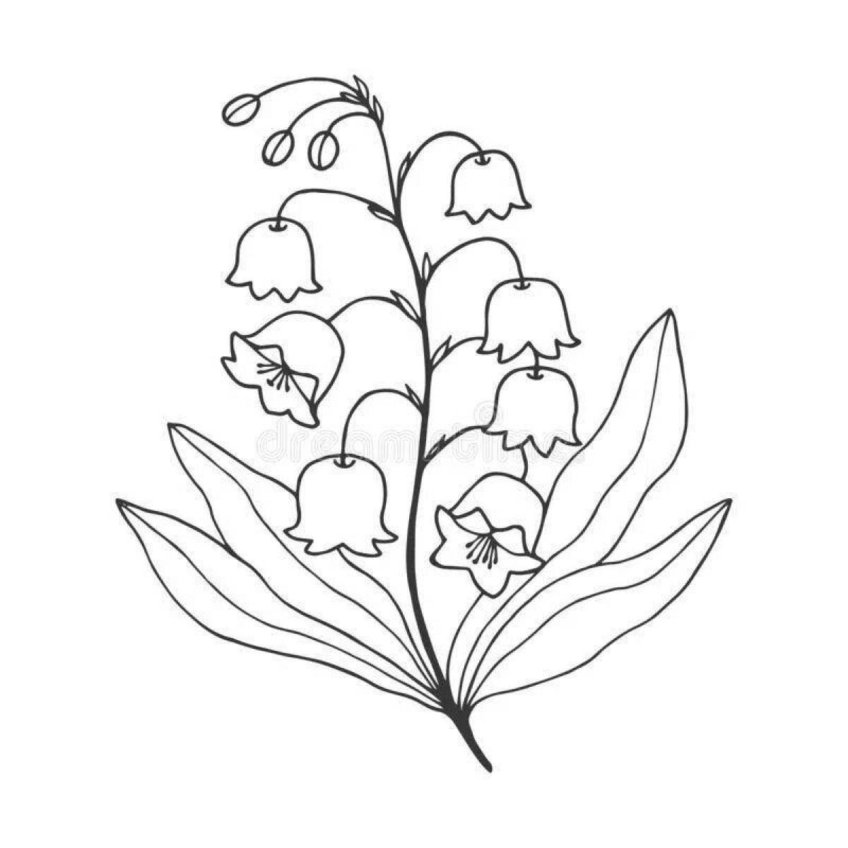 Ландыш Майский рисовать