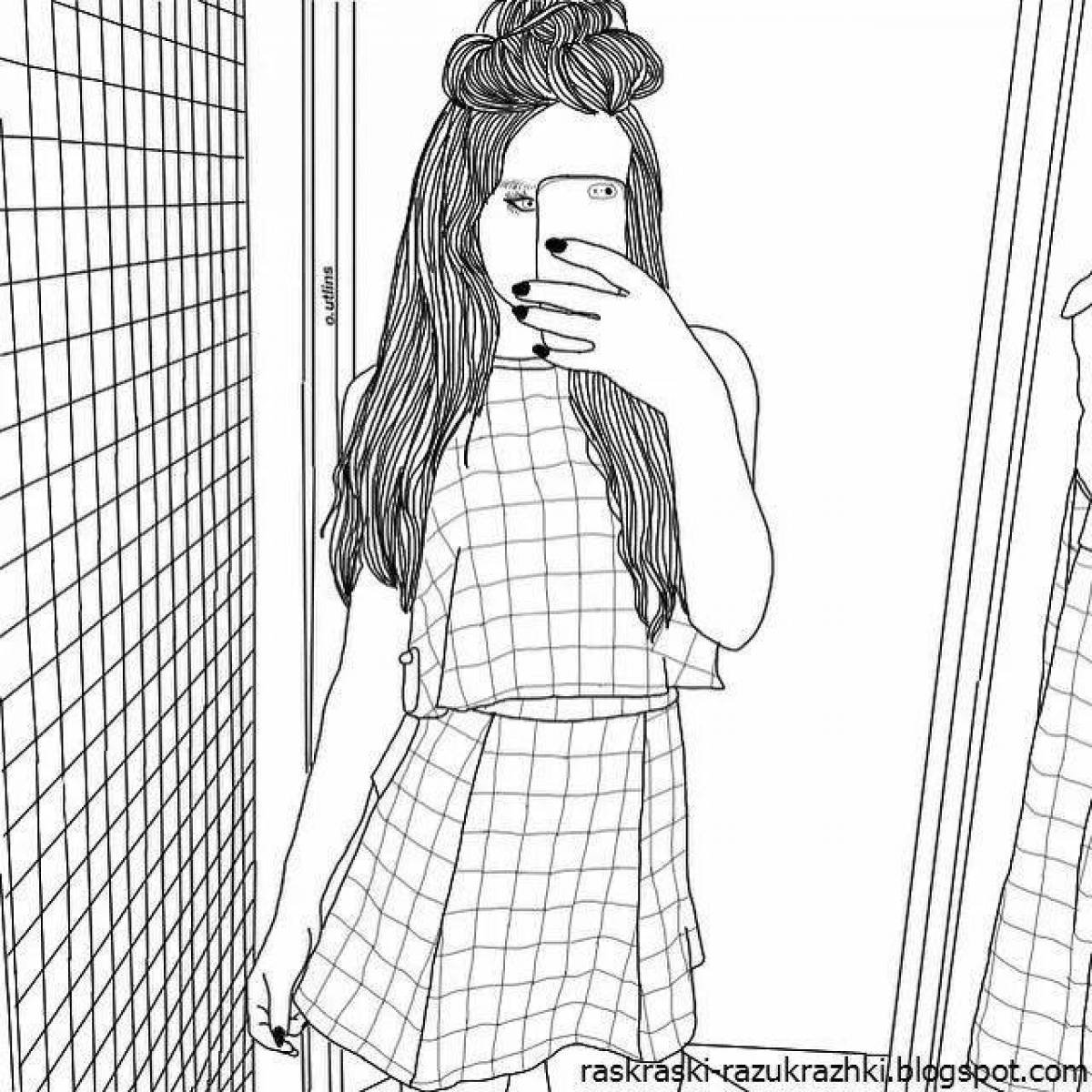 Раскраски для подростков крутые
