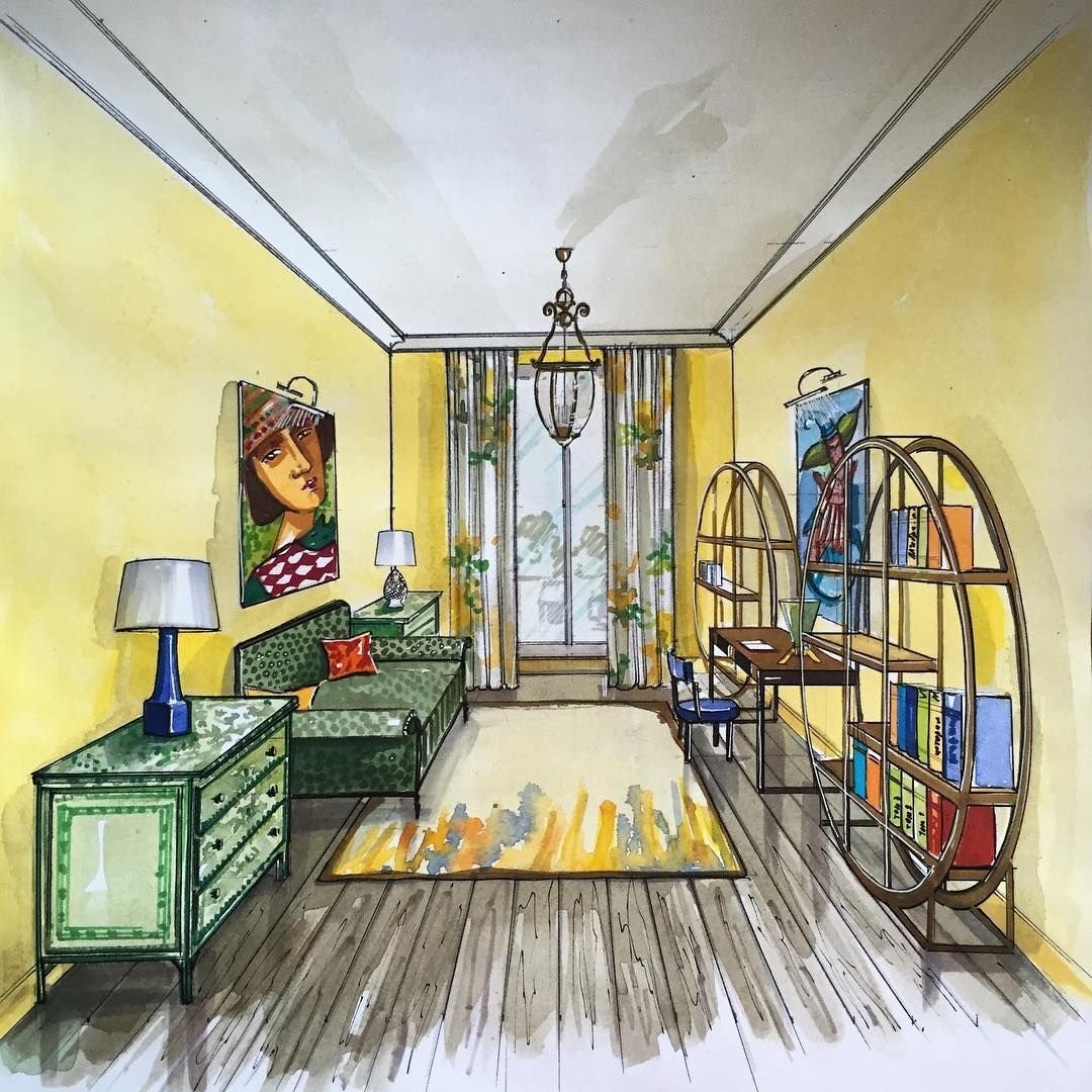 Комната иллюстрация