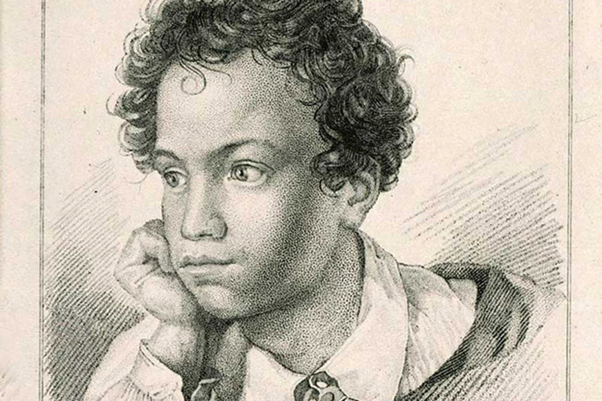 Пушкин на акте в лицее 8 января 1815 года