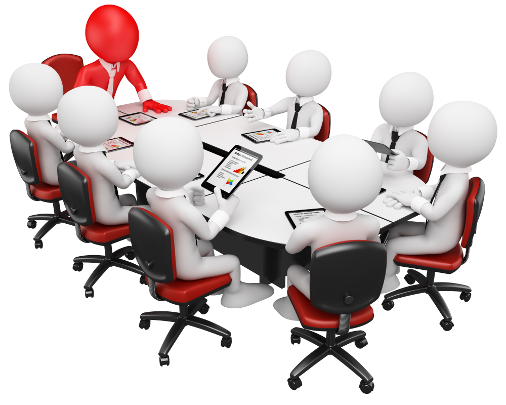 Совещание без фона