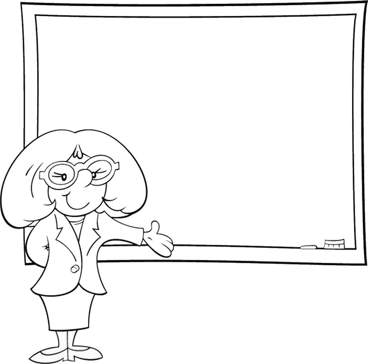 Рамка школа раскраска