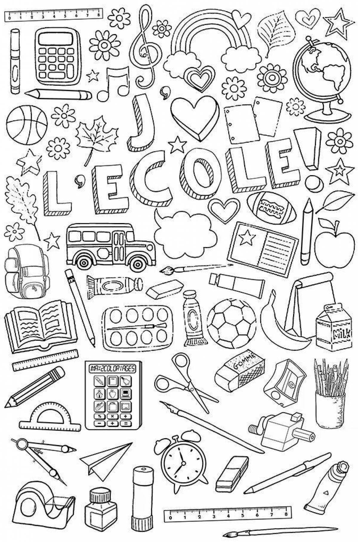 Школьная тетрадь в клетку фон