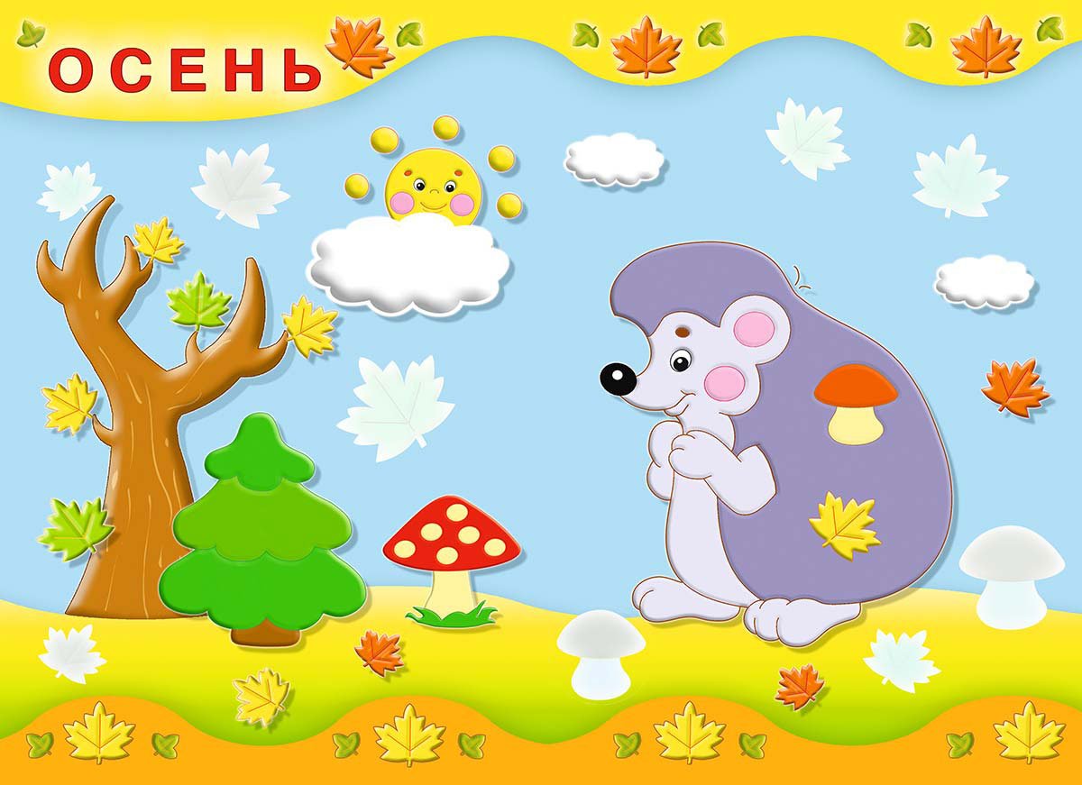 Весенняя картина для детей