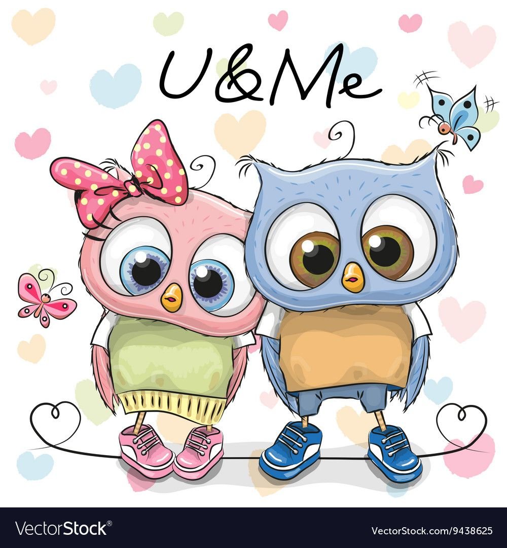 Совы мультяшные