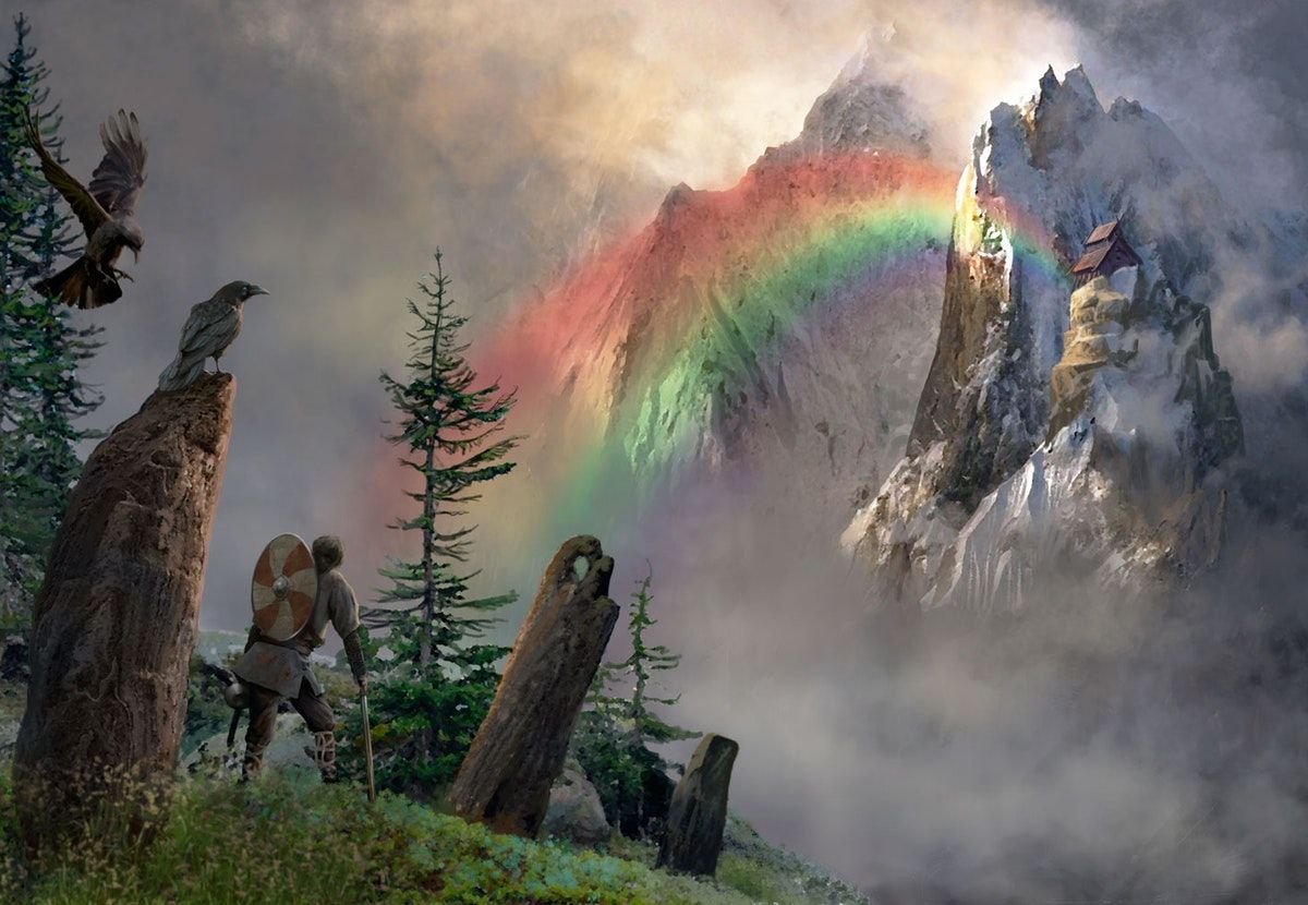 Драккары викингов тату