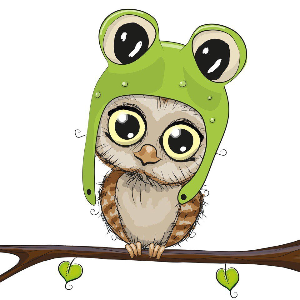 Совы мультяшные