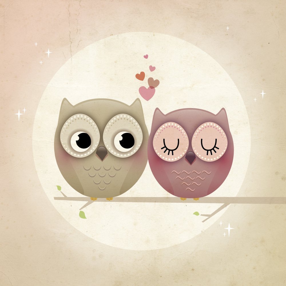 Сова мультяшная