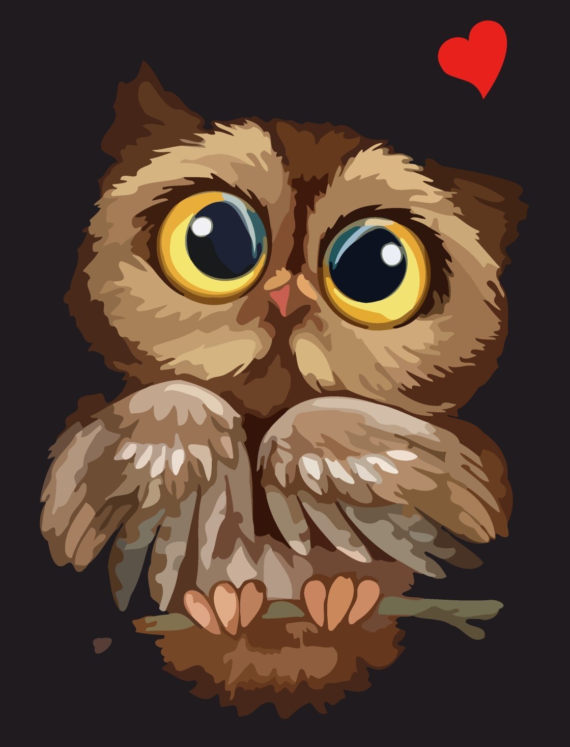 Сова иллюстрация