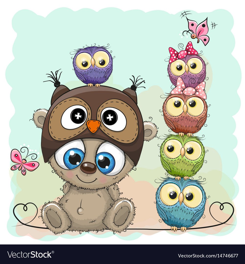 Совенок мультяшный