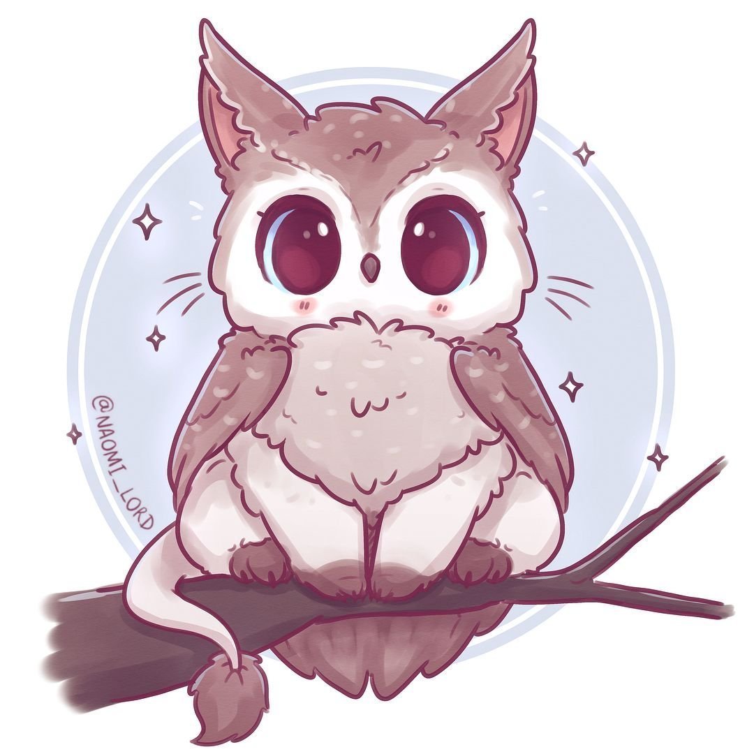 Сова мультяшная