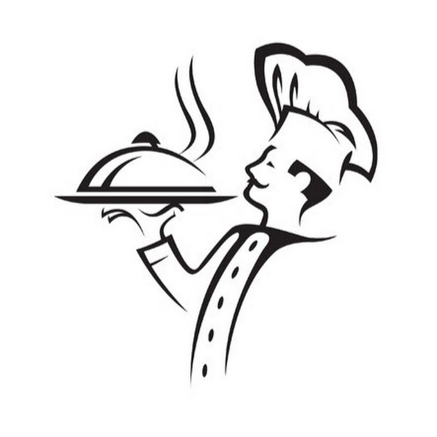 Повар в полный рост на белом фоне