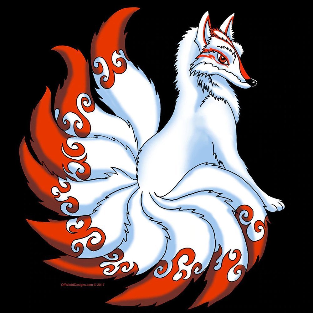 Кумихо Кицунэ лиса