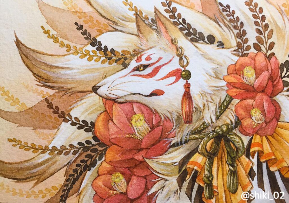 Кицунэ суйбокуга