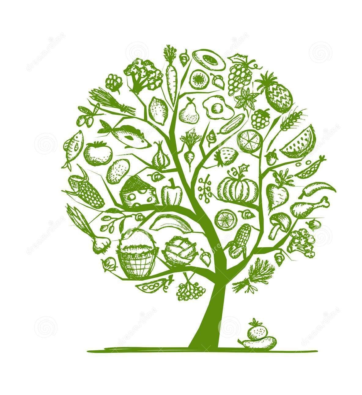 Дети вокруг дерева