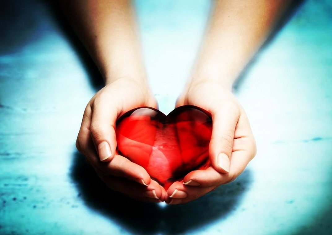 Сердечко на закате