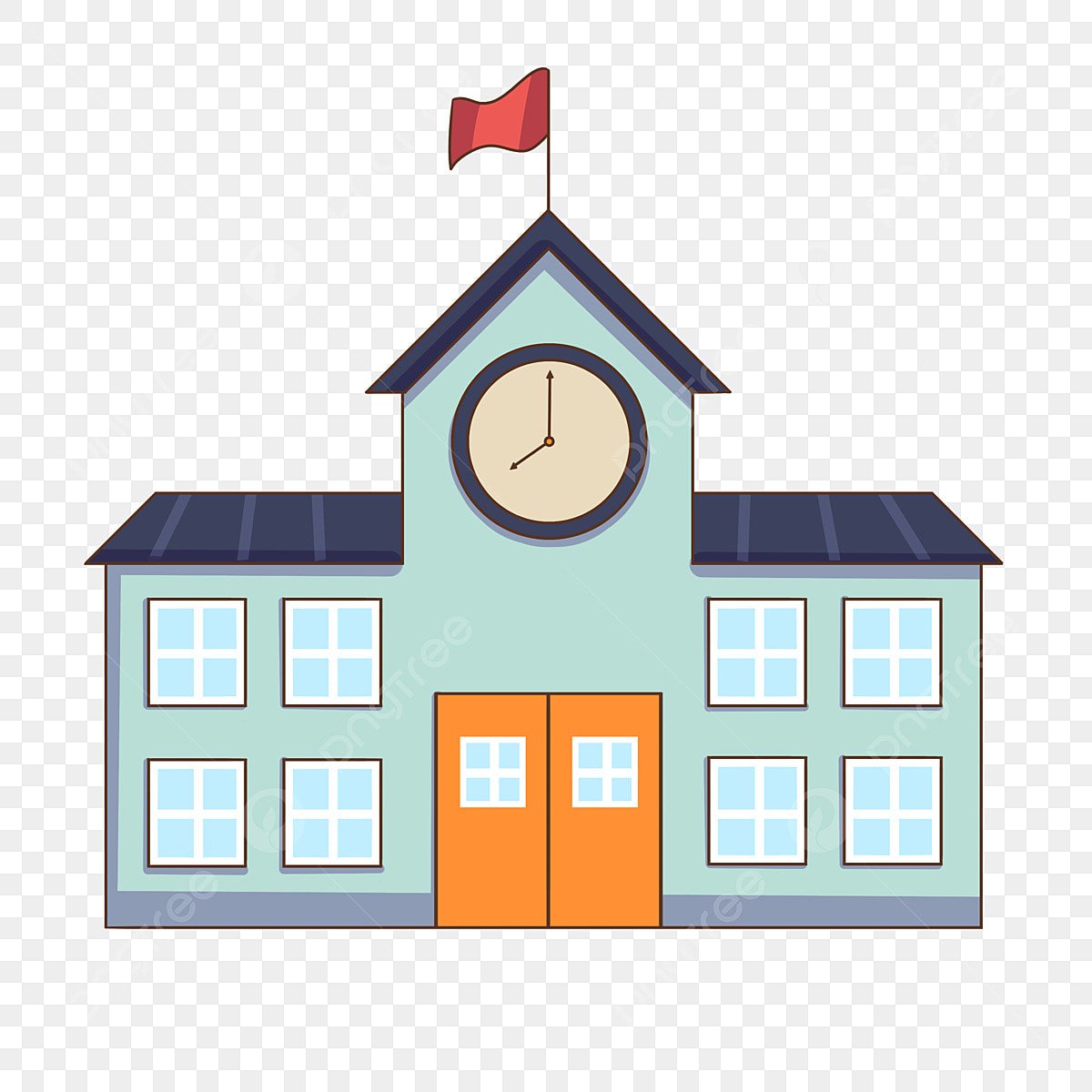 Фон здание школа для детей