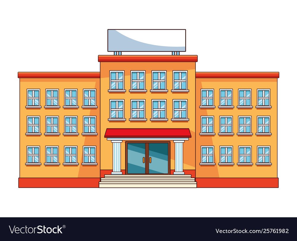 Здание школы картинка