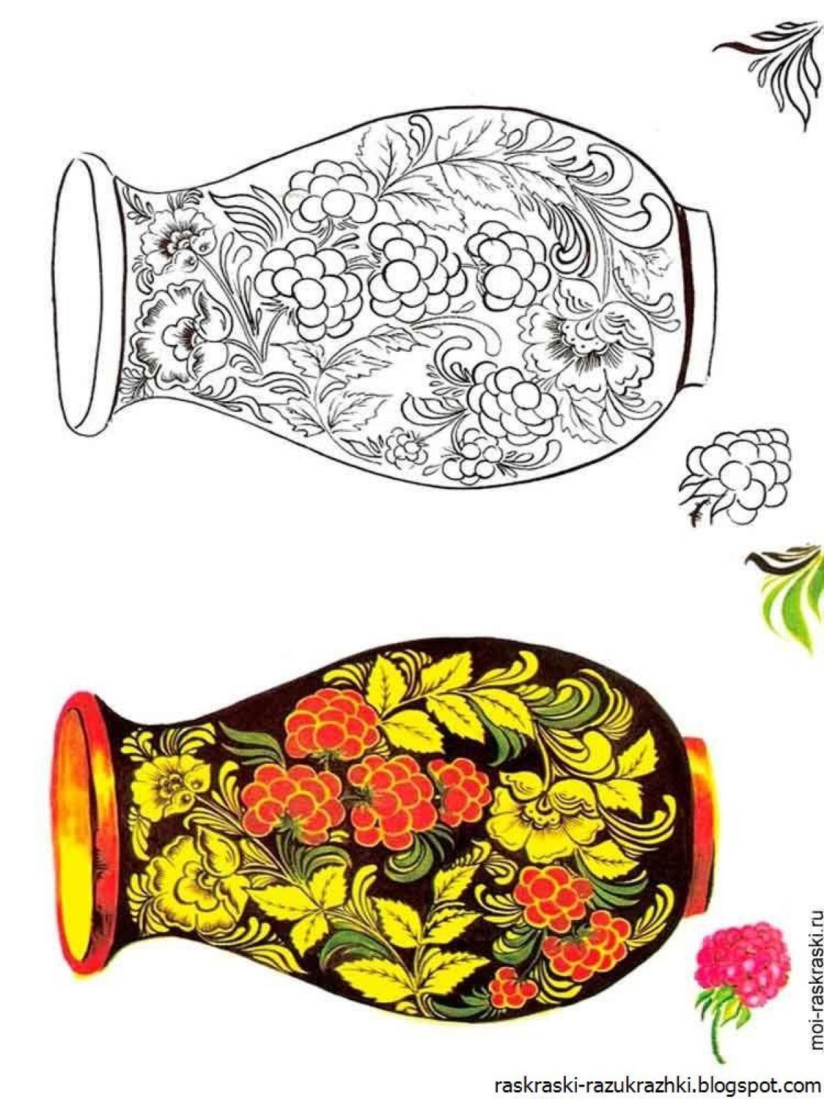 Народная Хохломская роспись