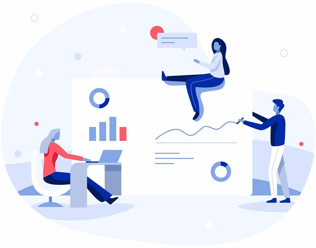 Аутсорсинг Векторная иллюстрация