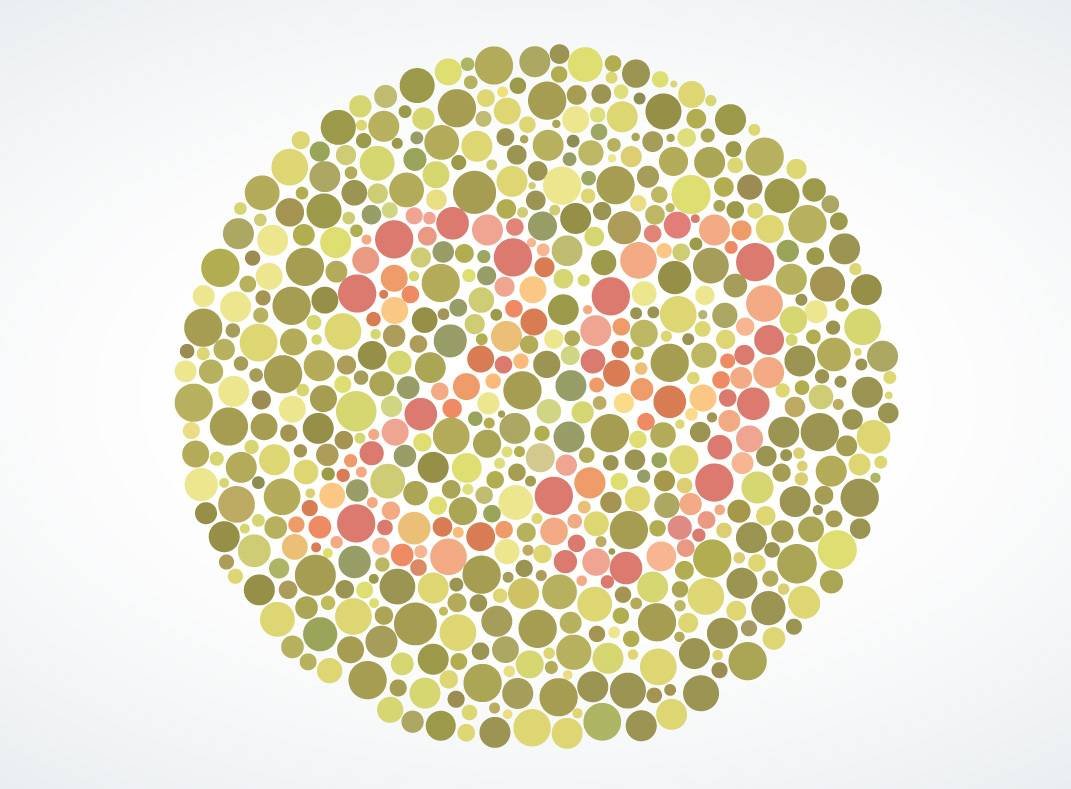 Серый и коричневый цветовосприятие