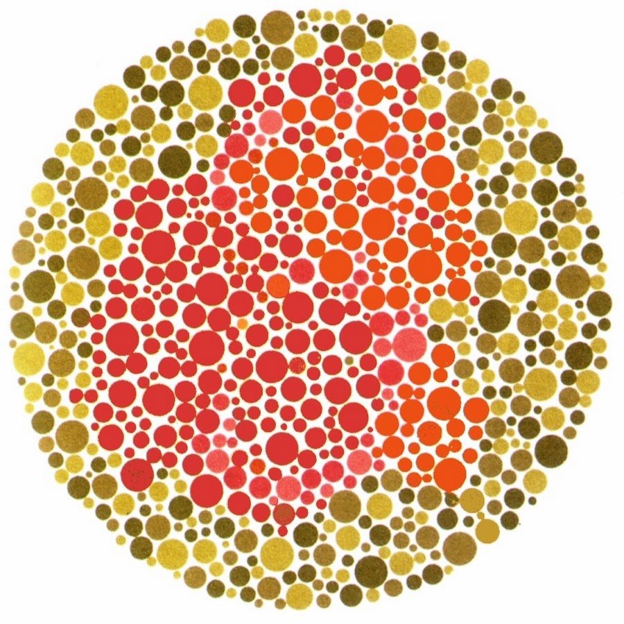 Картинка для дальтоников цифры