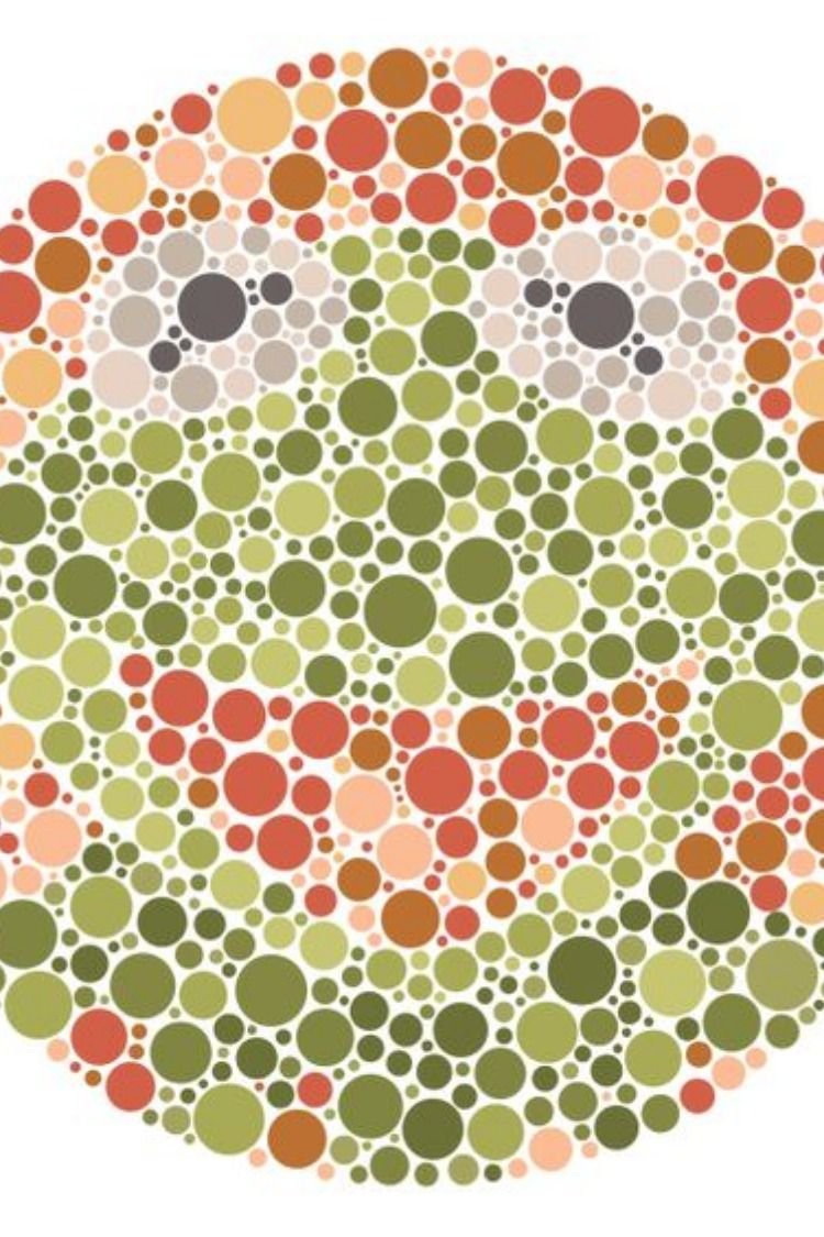 Тест для дальтоников детей