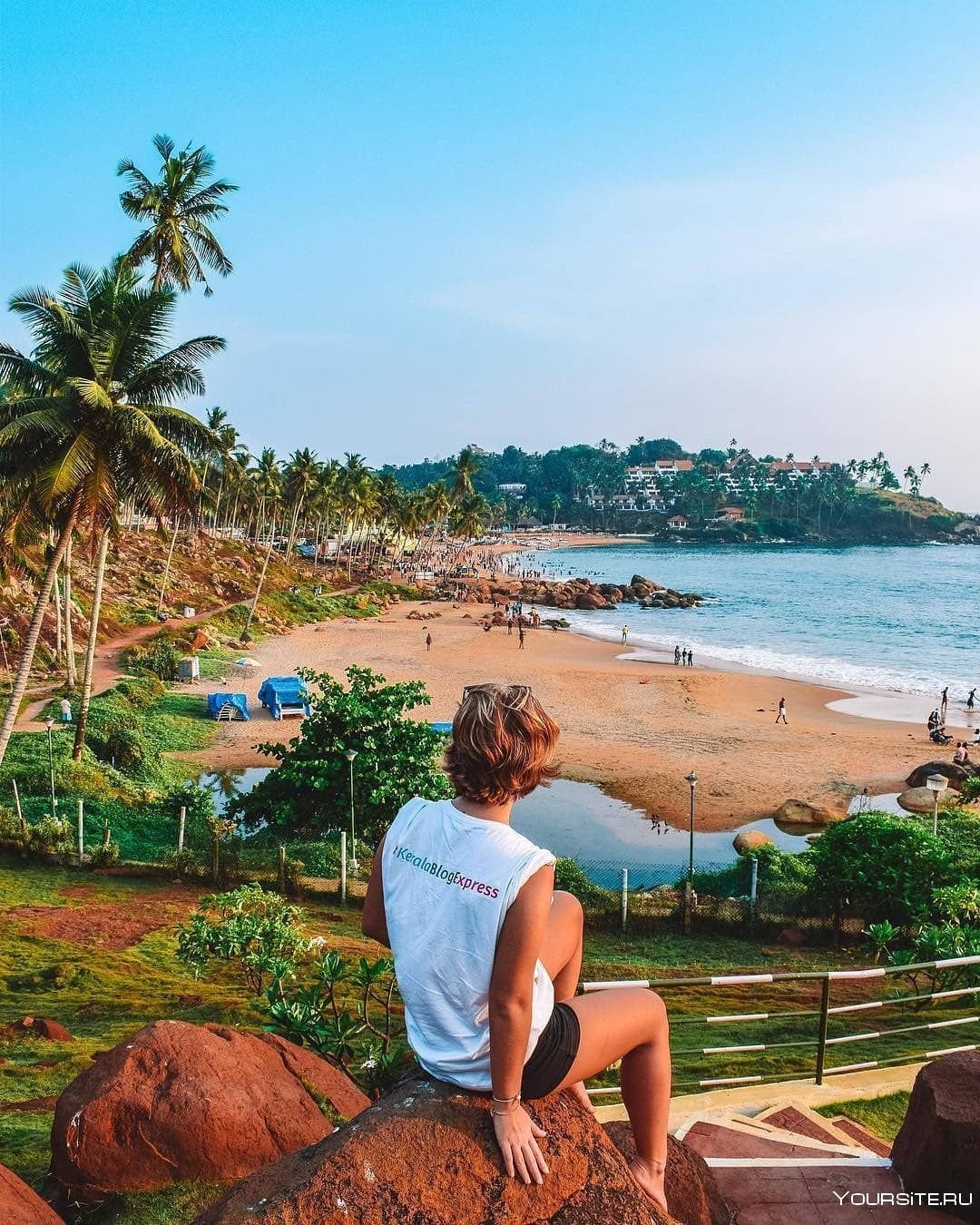 Гоа девушка на пляже
