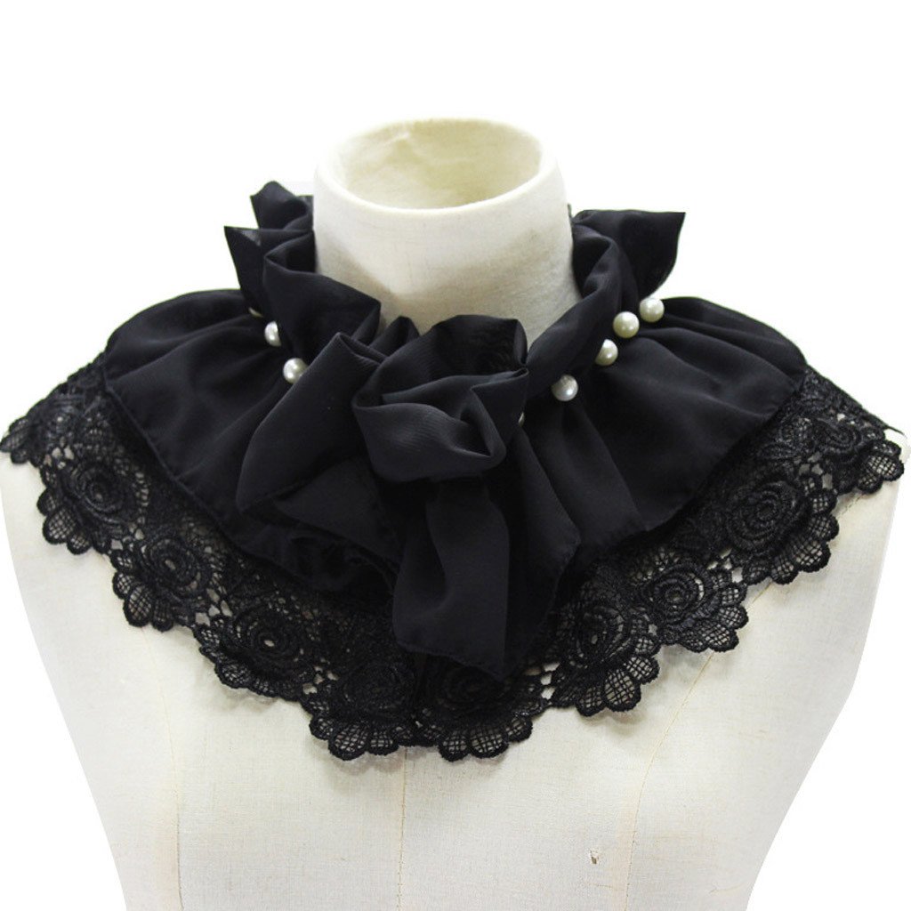 Кружевной воротник жабо