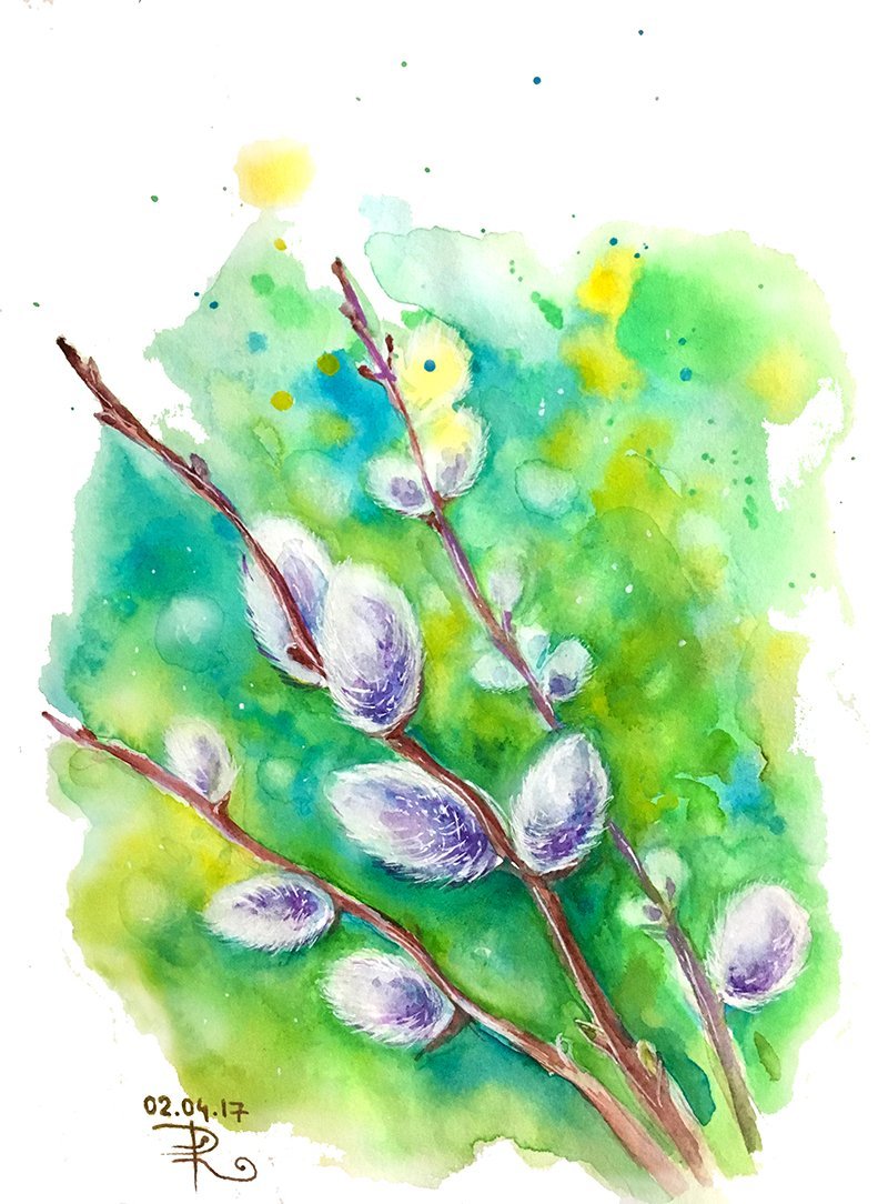 Художник Галина Ставицкая акварели картины