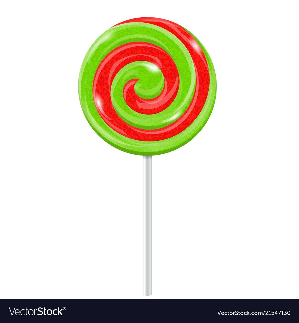 Разноцветная карамель на палочке без фона