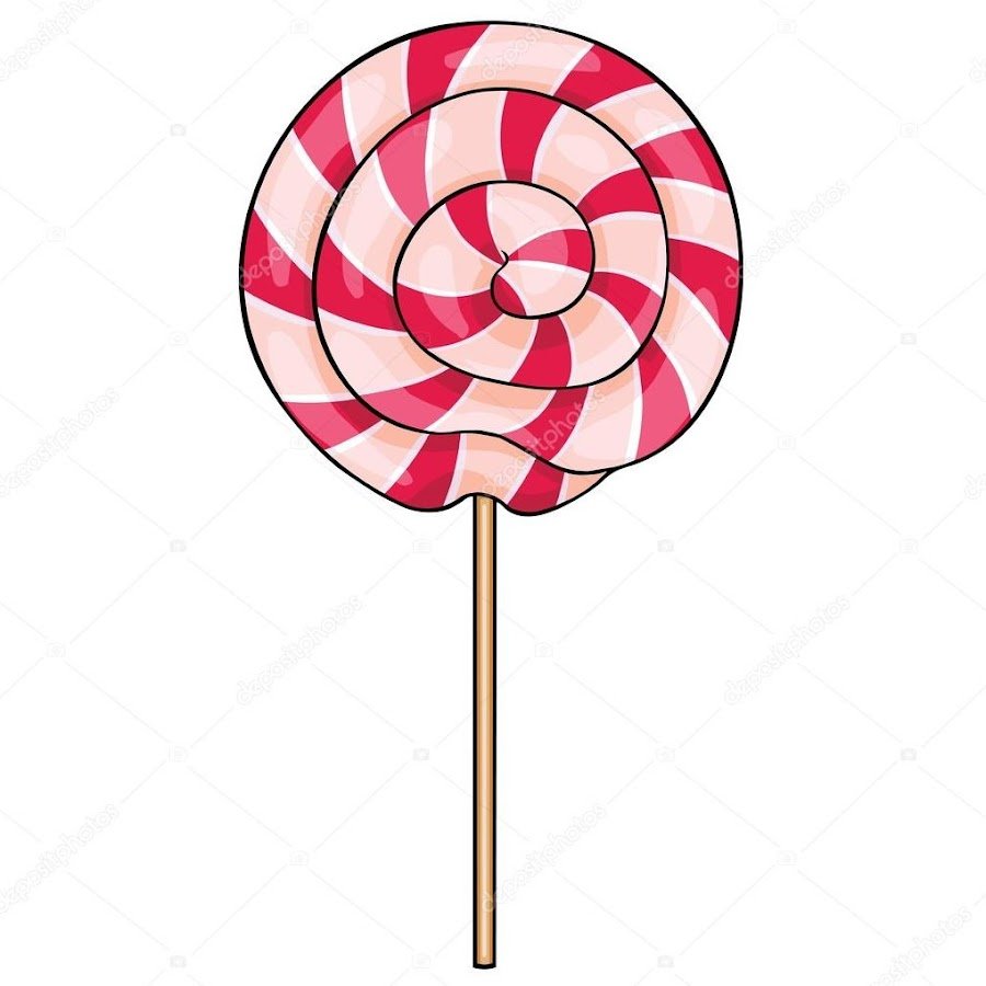 Круглый леденец рисунок
