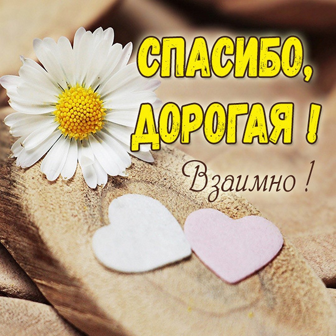 Открытки спасибо дорогая