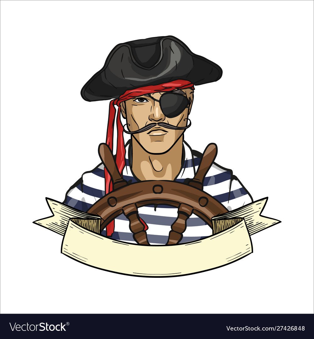 Пират в профиль