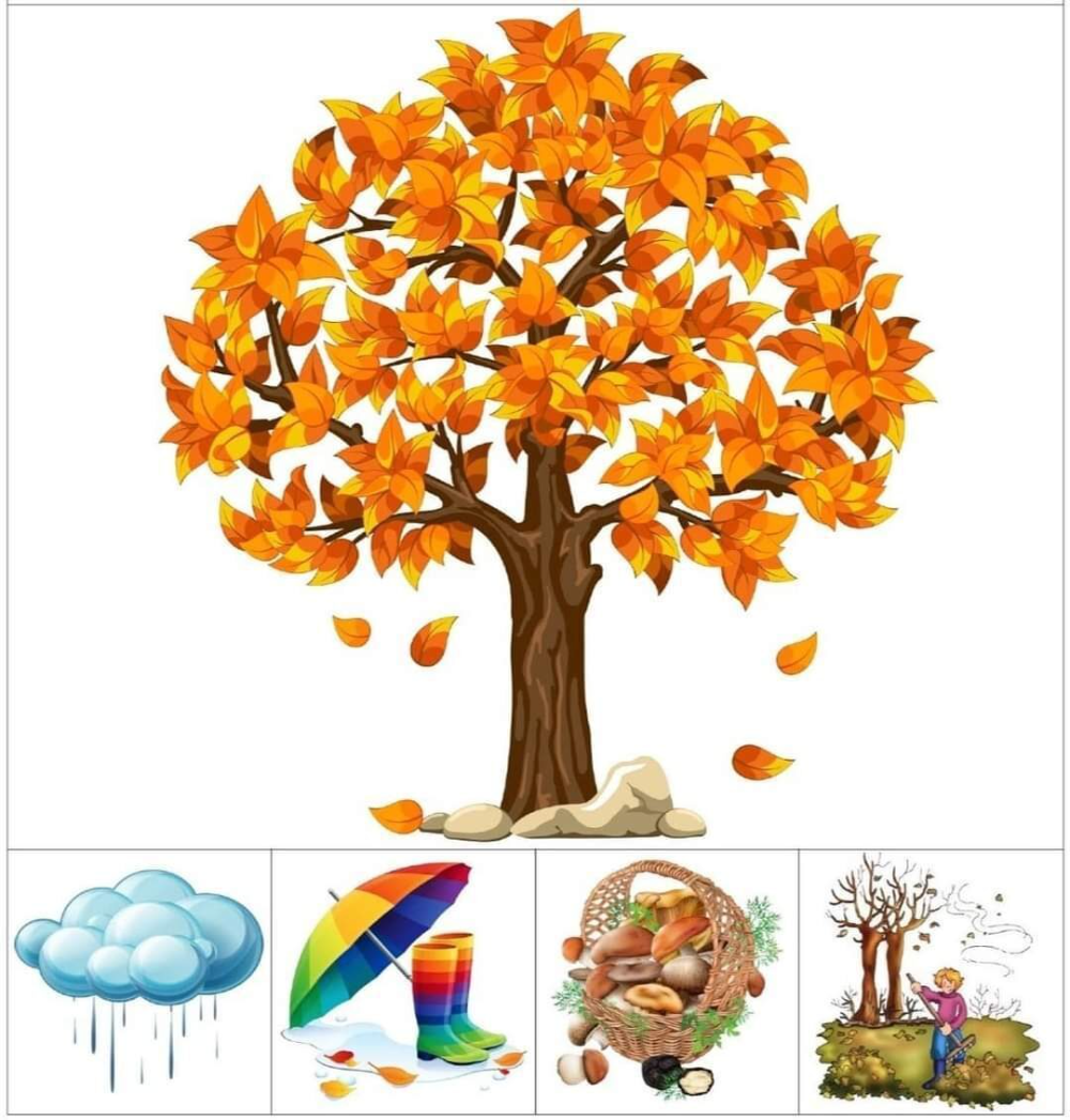 Осеннее дерево для детей