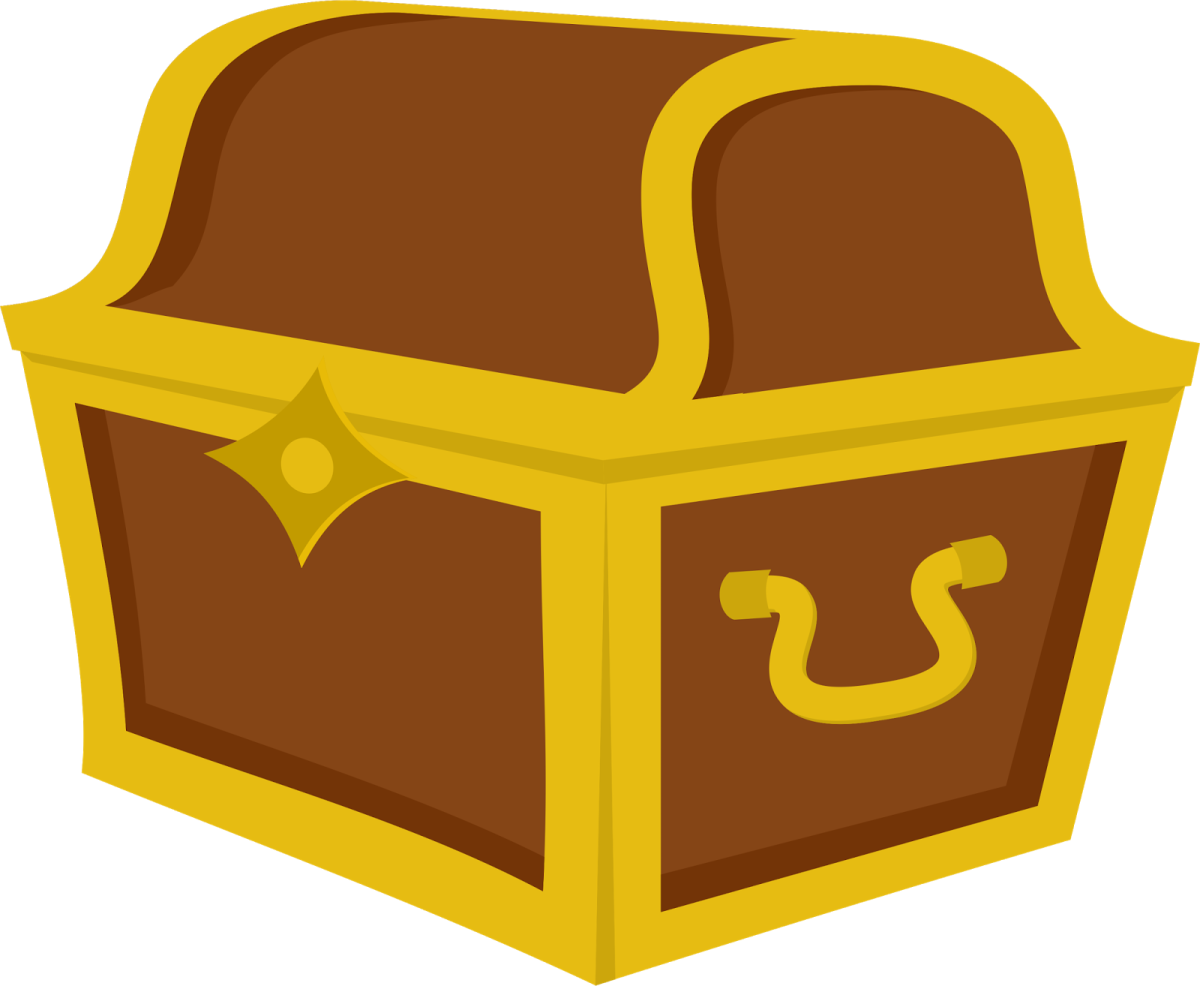 Сундучок для детей открытый и закрытый