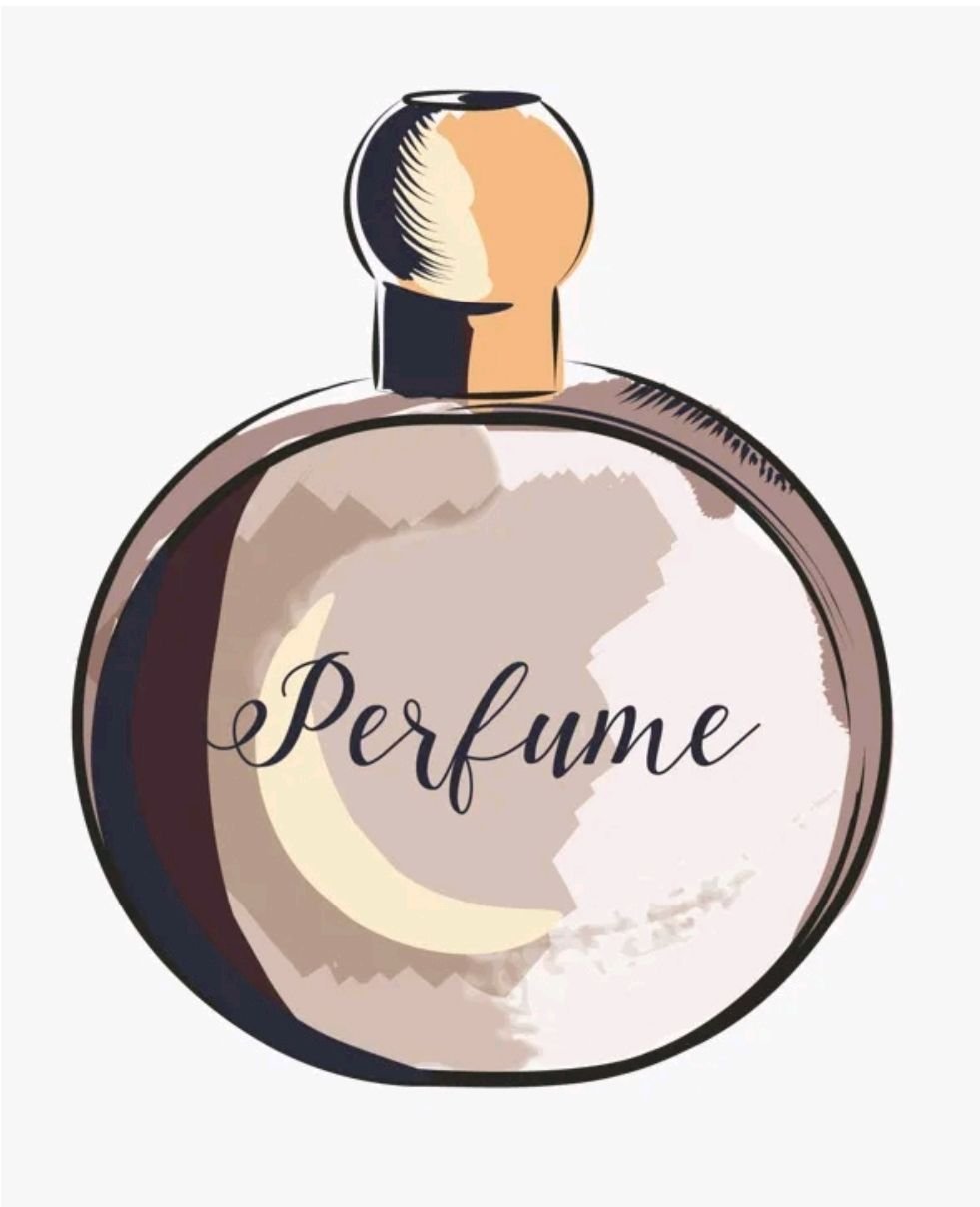 Духи в руке