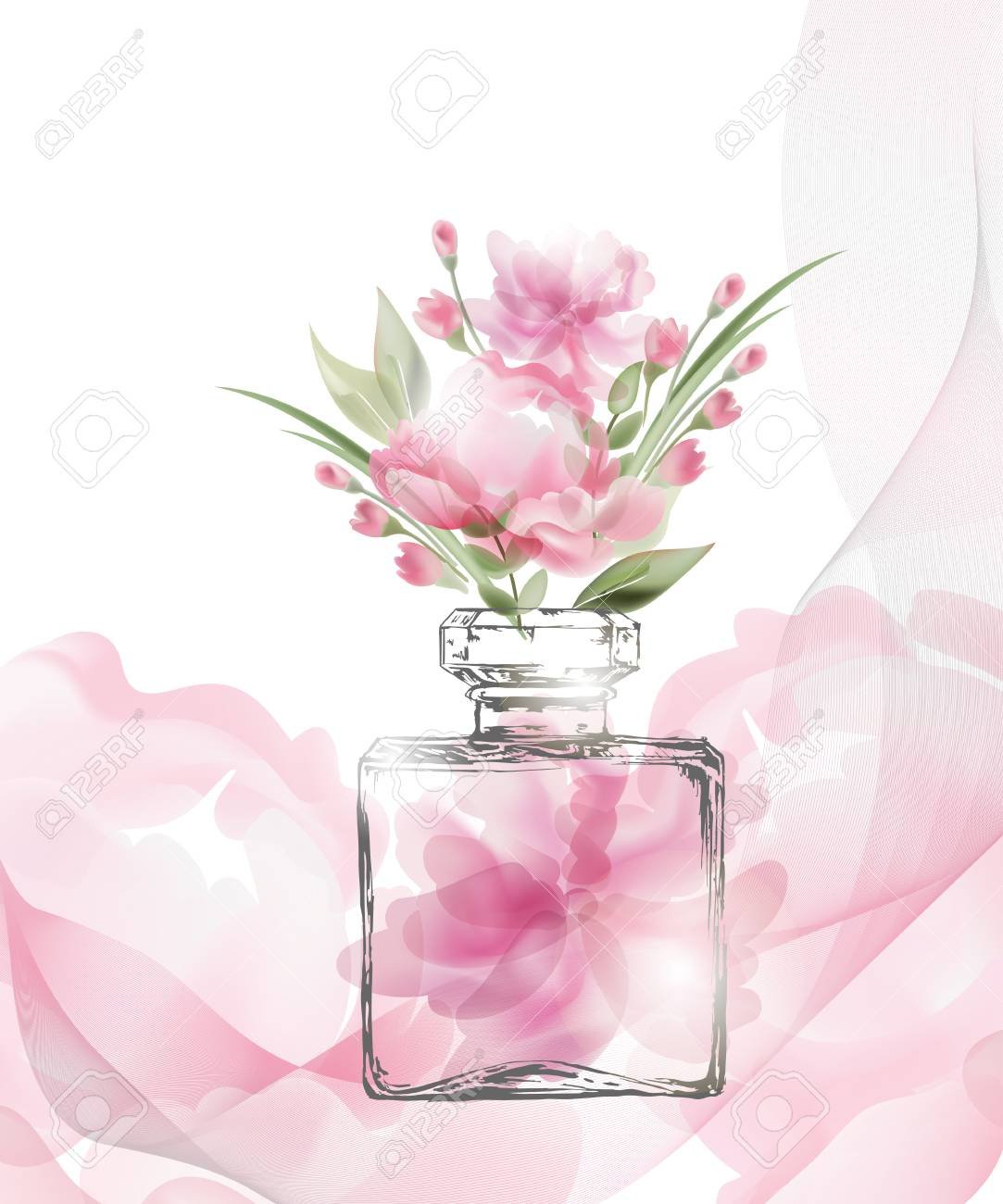 Духи нарисованные