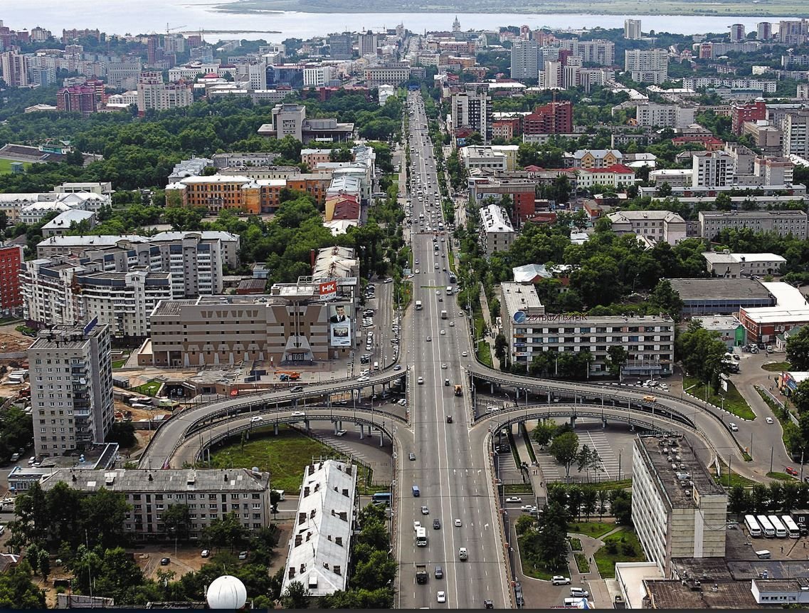 Центральная улица Хабаровска