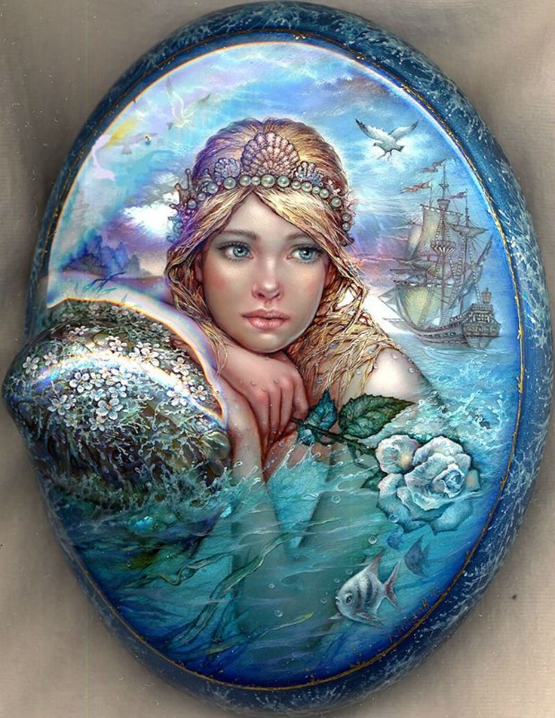 Сергей Князев. Федоскинская лаковая миниатюрная живопись.